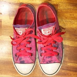 💗💙 Awesome Tie Dye/Neon Converse! Juniors Size 3